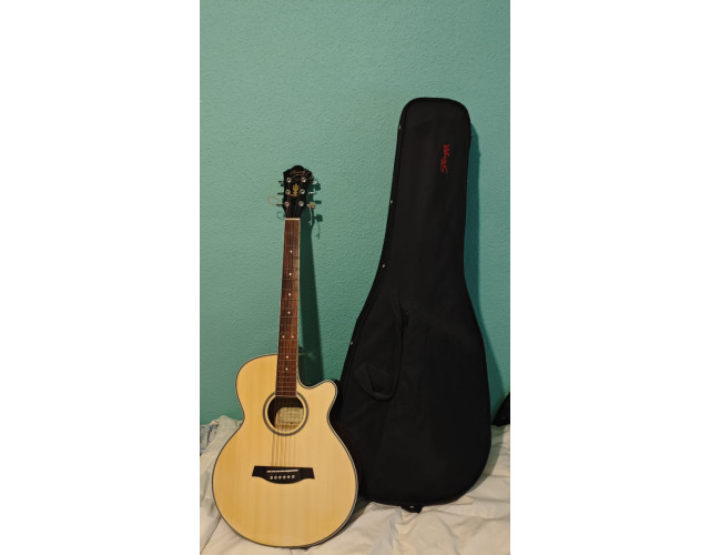Ibanez AEG8E-NT electroacústica + funda rígida. Entrega en mano en Granada y alrededores.