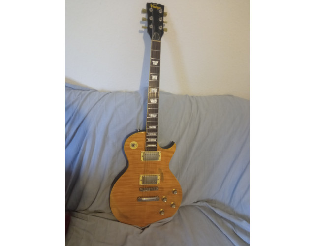 RESERVADO - Guitarra vintage V100MRPGM modelo Les Paul