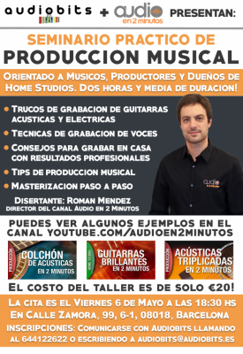 Taller práctico de producción musical con Roman Mendez