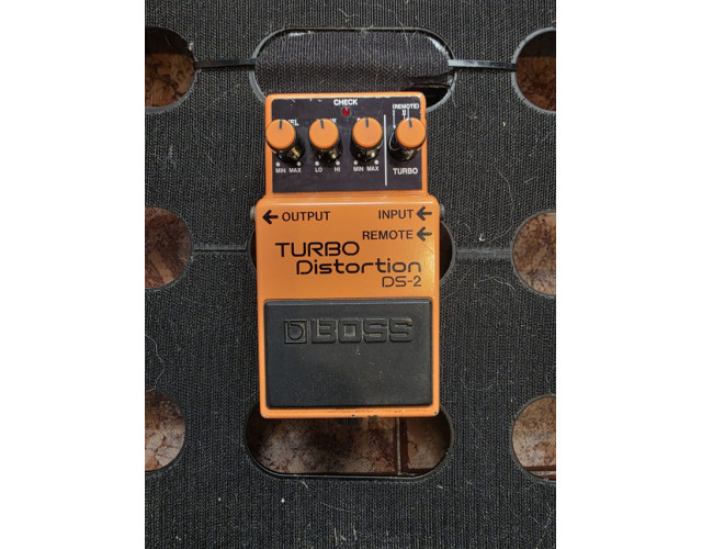 Boss DS-2 Turbo Distortion 1989 Made in Japan Silver Label
