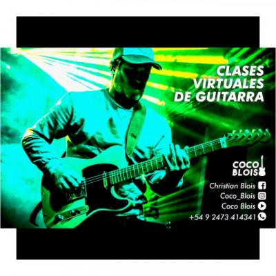 Clases Online -Blues-Funk-Rock- Swing-al finalizar la clase envió material de Video + PDF