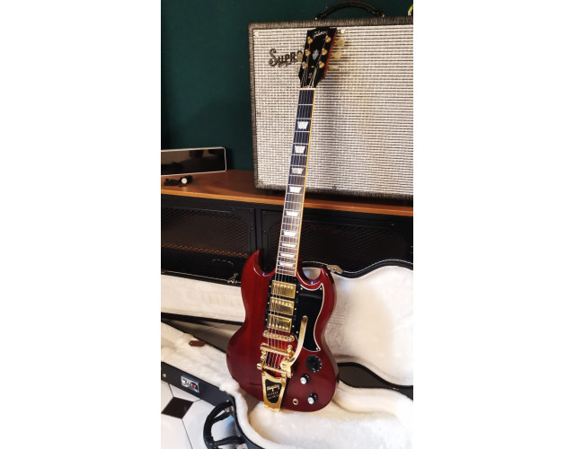 Gibson SG-3 Heritage Cherry Limited Edition + Bigsby B7 [ENVIO UPS INCL.]