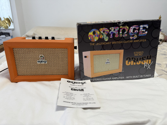 Orange Stereo Micro Crush PiX Mini combo