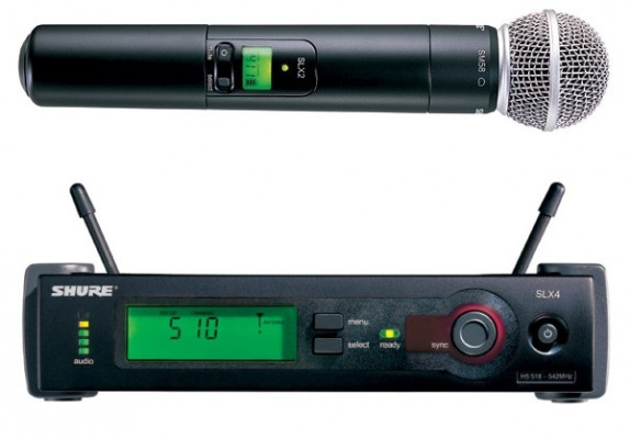 Sistema inalámbrico Shure Slx 4 – micrófono Sm 58