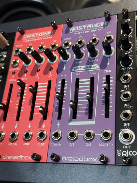 Dreadbox Distopia & Nostalgia + Pico Mixer