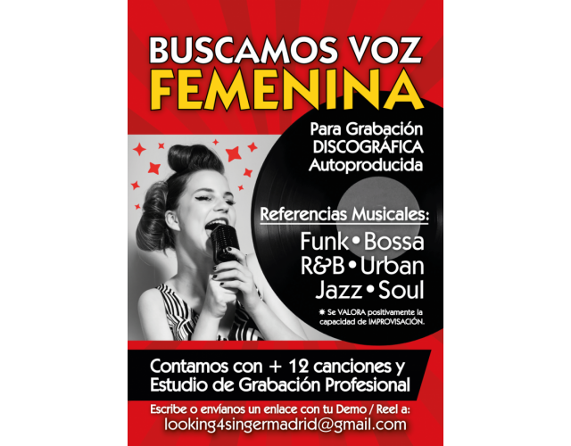 Cantante Femenina