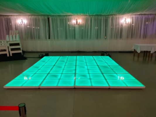 Pista de Baile com LEDs RGB - DMX » 16m2 » 4m x 4m