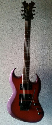 guitarra Eelectrica VINTAGE METAL AXXE, RARA RARA
