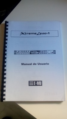 Manual original en castellano EMU E-MU Xtreme Lead 1