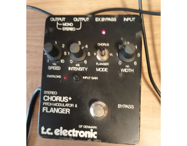 Pedal TC ELECTRONIC CHORUS FLANGER ORIGINAL