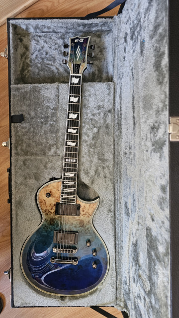 ESP E-II Eclipse Blue Natural Fade