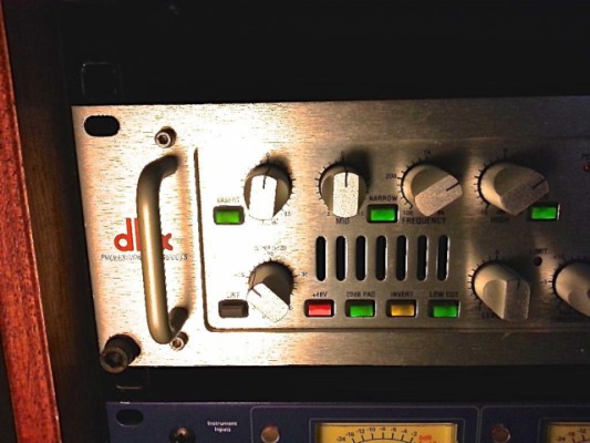 Dbx Stereo Preamp Clase A DI Instrument Input Limiter Eq Tube Valve Válvulas