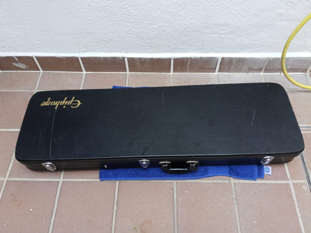 Estuche original bajo Epiphone Viola