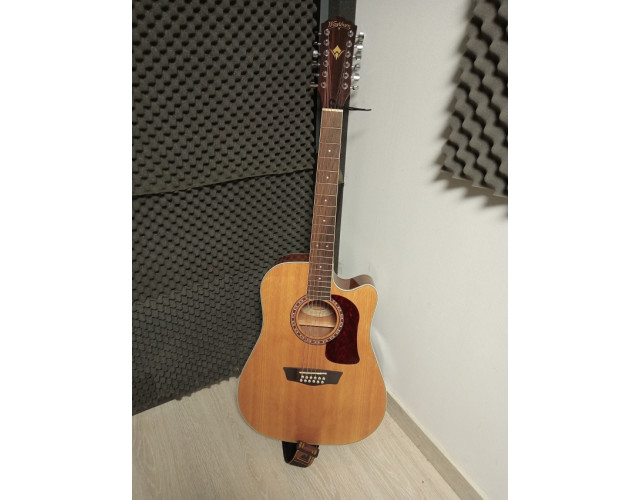 Guitarra WASHBURN 12 cuerdas + MALETA