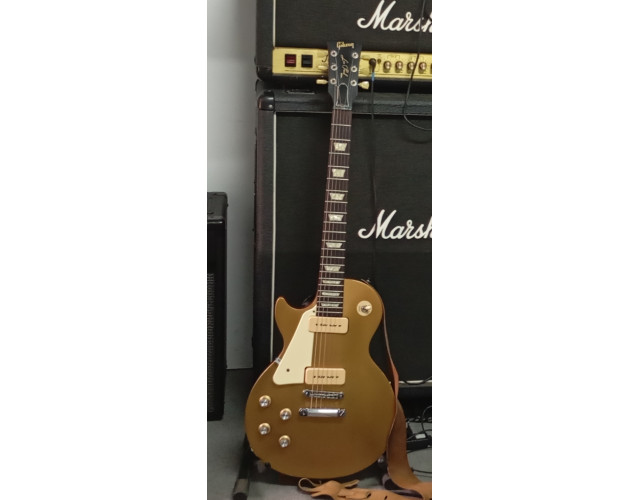 Gibson Les Paul tribute 50s goldtop con pastillas p90