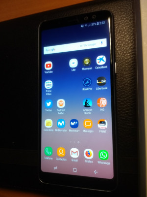Smartphone Samsung A8 (2018) por guitarra nylon, ampli o PA