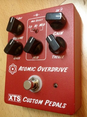 XTS CUSTOM PEDALS "ATOMIC OVERDRIVE"