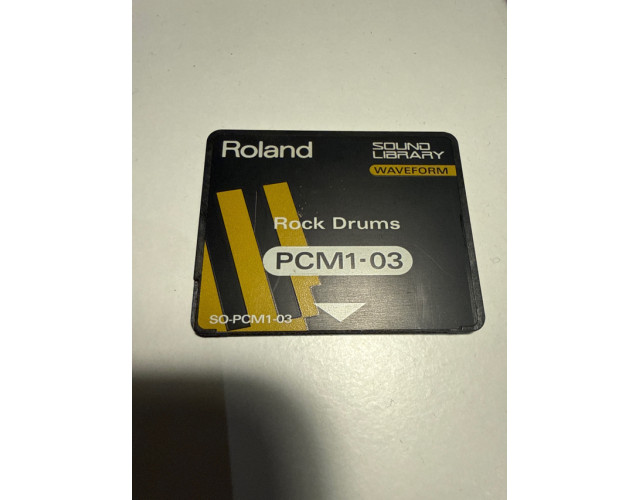 Roland pcm1-03 rock drums