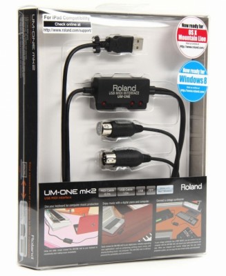USB MIDI interaz UM-ONE de Roland