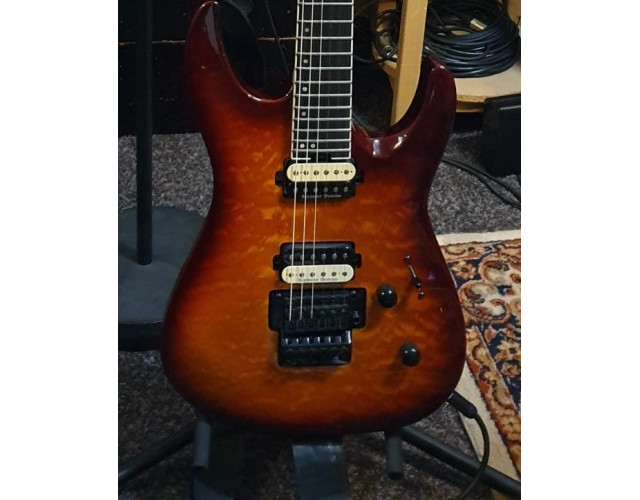 Jackson Pro Dinky DK2Q Tobacco Burst Mejicana