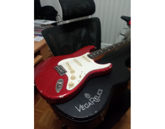 Vegarelics Stratocaster Candy Apple Red