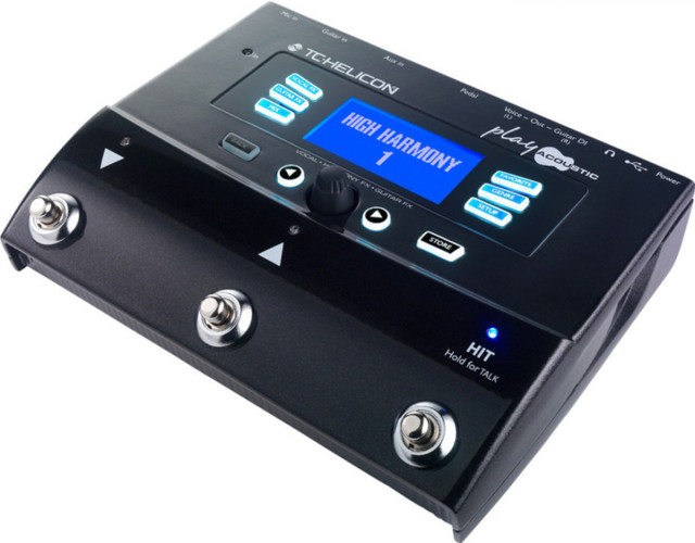 TC HELICON PLAY ACOUSTIC - Pedal para voz y guitarra acompañante