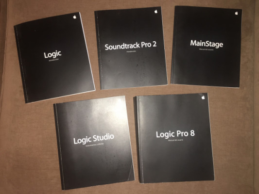 Vendo Manuales del paquete Logic Pro 8