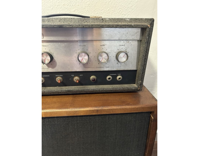 Cabezal Silvertone 1483 + Pantalla artesanal