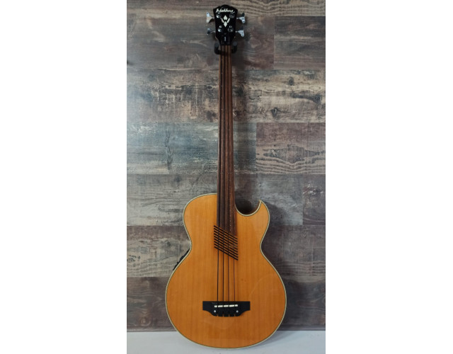 Washburn AB20 Bajo Acústico Fretless Electrificado