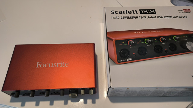 Focusrite 18i8 Scarlett gen 3