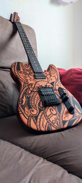 Guitarra Eléctrica LKE CUSTOM TE20HH