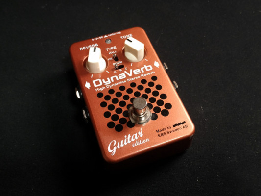 Pedal Reverb Stereo EBS DynaVerb Guitar Edition