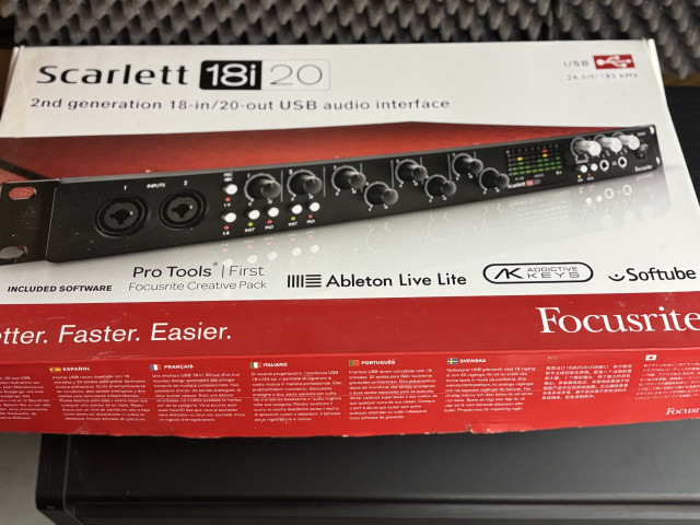 Focusrite Scarlett 18i20 2 Gen