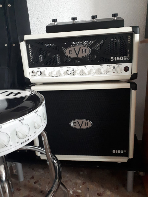 RESERVADO Evh 5150 III 50 W 6L6 Cabezal, pantalla y taburete