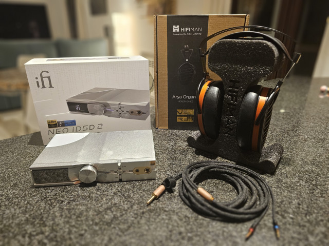 Arya Organic + iFi NEO iDSD 2 + Cable 4.4mm