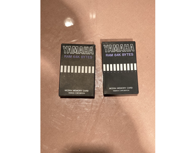 Yamaha MCD64 RAM 64K BYTES (New Old Stock) x2