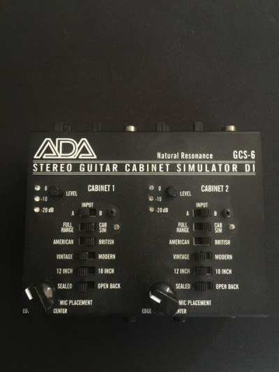 A/DA GCS-6 Stereo Analog Cab Simulator