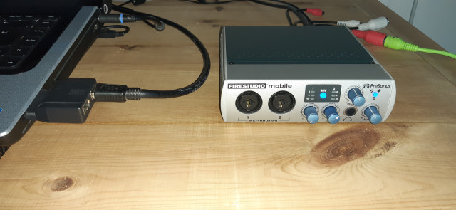 Vendo PRESONUS FIRESTUDIO MOBILE +Tarjeta para PCIe FireWire 400 IEEE1394a de 3 Puertos + antiguo portatil Dell con Expr