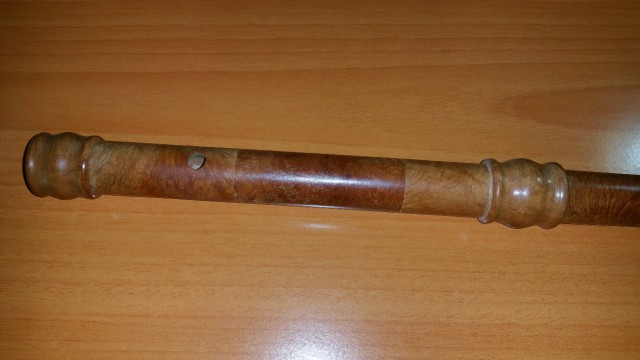 Flauta Barroca de Madera de Raíz de Brezo
