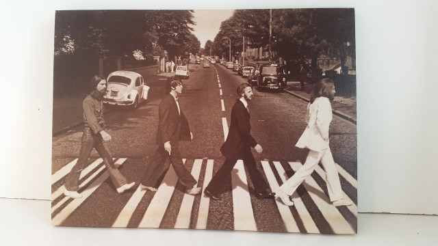 cuadro de los Beatles