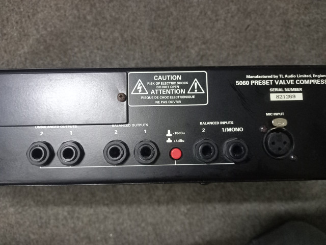 TL Audio Ivory 2 5060 Previo-Compresor