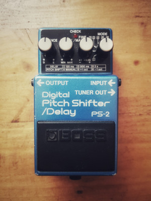 Boss PS-2 Digital Pitch Shifter / Delay Made in Japan Blue Label