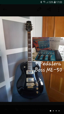 Guitarra Hamer Mónaco XT + Pedalera Boss ME-50