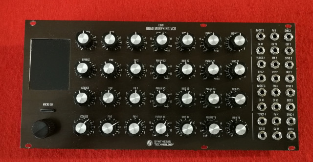 Synthesis Technology E370 Quad Morphing VCO Black