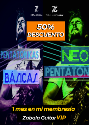 50% de Descuento + un plus - Mis 2 cursos de PENTATÓNICAS (+ económico)