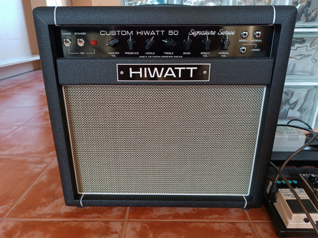 Hiwatt custom 50 signature David Gilmour (Pink Floyd)