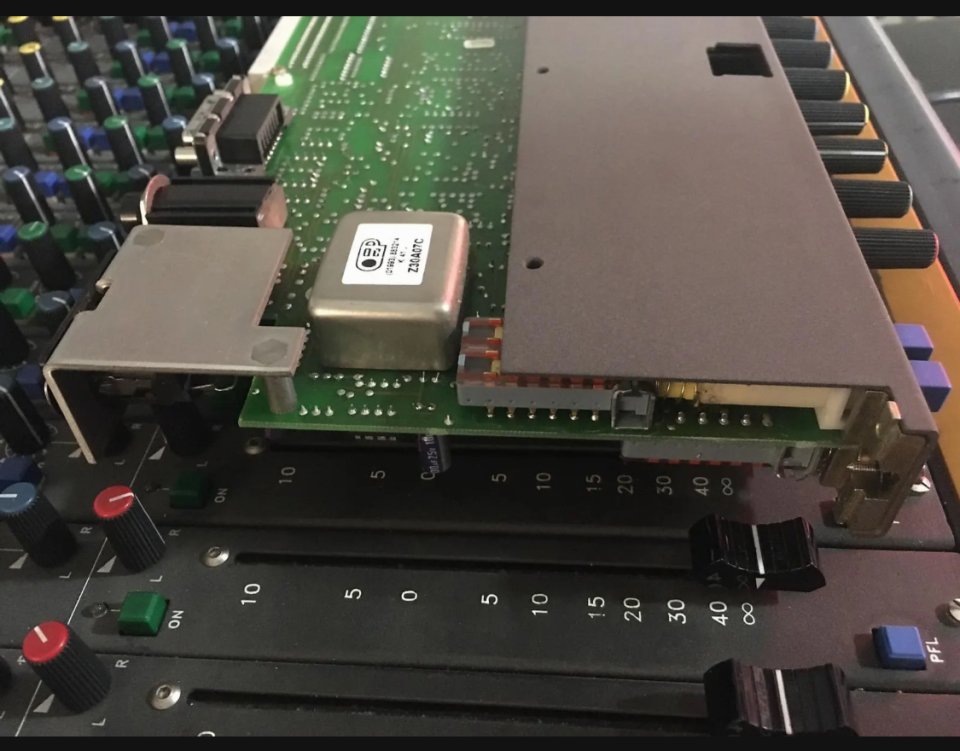 24 channels Neve 44 series mixer