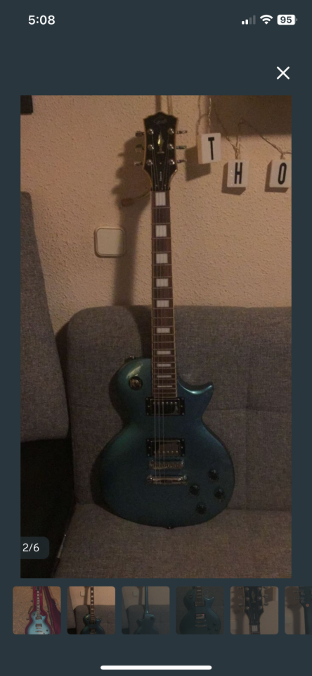 Guitarra Gould Spectre modelo Les Paul