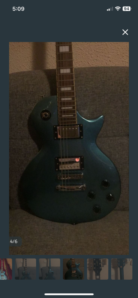 Guitarra Gould Spectre modelo Les Paul