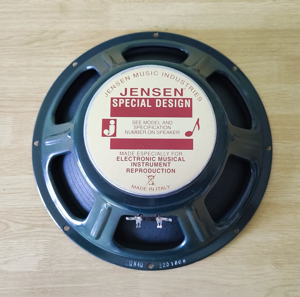 Altavoz JENSEN C12N Ceramic Vintage 4 Ohm 50W